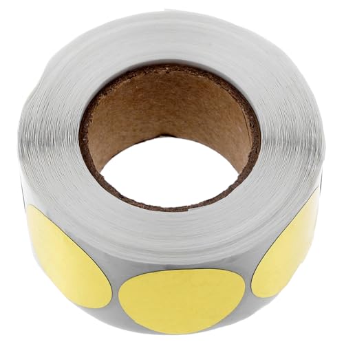 FONDOTIN Goldene Runde Aufkleber Selbstklebend PVC Etiketten für Geschenke Scrapbooking DIY Bastelprojekte Ablösbar ohne Rückstände für Geburtstags und Hochzeitsdekorationen von FONDOTIN