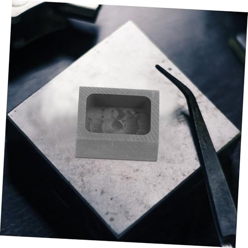 FONDOTIN Graphit Barren Gießform Metall Schmelzform für Gold Silber Kupfer Schmuckherstellung Hohe Temperaturbeständigkeit und Gute Wärmeleitfähigkeit Geeignet für Kleine Schmelzmengen FONDOTIN Graphit Barren Gießform Metall Schmelzform für Gold Silber Kupfer Schmuckherstellung Hohe Temperaturbeständigkeit und Gute Wärmeleitfähigkeit Geeignet für Kleine Schmelzmengen von FONDOTIN