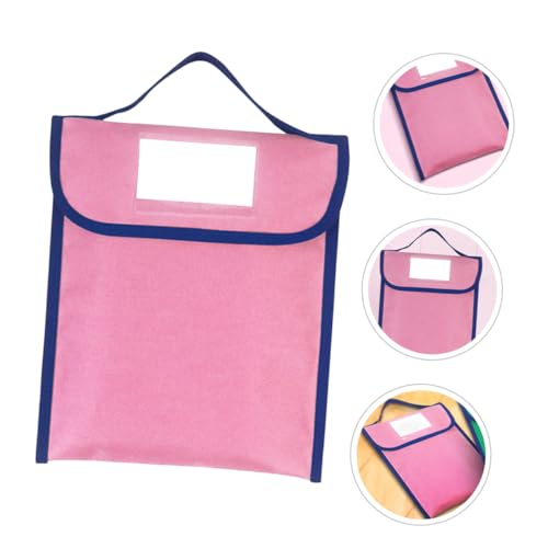 FONDOTIN Große Nylon Book Pouch mit Griff Robuste Büchertasche für Schule und Büro Wiederverwendbare Tragetasche für Bücher Hefte Schreibwaren Praktische Textbook Carrier FONDOTIN Große Nylon Book Pouch mit Griff Robuste Büchertasche für Schule und Büro Wiederverwendbare Tragetasche für Bücher Hefte Schreibwaren Praktische Textbook Carrier von FONDOTIN