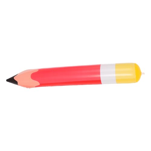 FONDOTIN Großer Aufblasbarer Bleistift Ballon PVC Dekoration für Schulanfang Klassenzimmer Party Wetterfestes Leichtes Buntes für Innen und Außenbereich von FONDOTIN