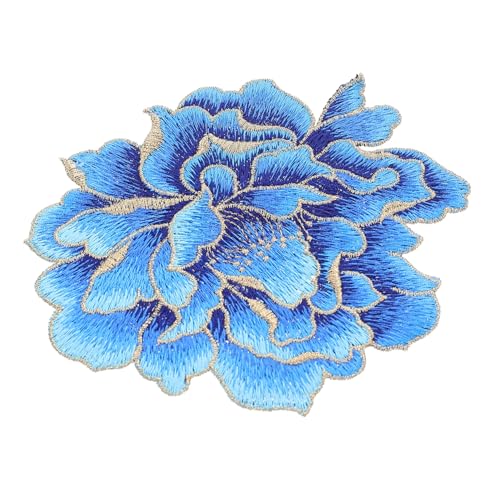 FONDOTIN Großer Bestickter Blumenstoffflicken Peonien Design Langlebiger Aufnäher zum Nähen und Reparieren von Jeans Kleidung Taschen DIY Dekoration FONDOTIN Großer Bestickter Blumenstoffflicken Peonien Design Langlebiger Aufnäher zum Nähen und Reparieren von Jeans Kleidung Taschen DIY Dekoration von FONDOTIN