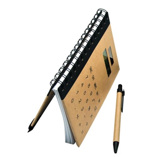 FONDOTIN Großer Business Notizblock mit Solar Papierrechner Multifunktional für Studenten und Büro Langlebiges Papier Kompakt für Arbeit Studium und Reisen für Kreative Notizen und von FONDOTIN