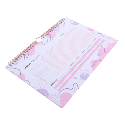 FONDOTIN Habit Tracker Planer Spiralbindung Monatsübersicht Notizbereich Flexibel Einsetzbar für Tägliche Gewohnheiten To Do Listen und Zielverfolgung und Transportabel Geeignet für FONDOTIN Habit Tracker Planer Spiralbindung Monatsübersicht Notizbereich Flexibel Einsetzbar für Tägliche Gewohnheiten To Do Listen und Zielverfolgung und Transportabel Geeignet für von FONDOTIN