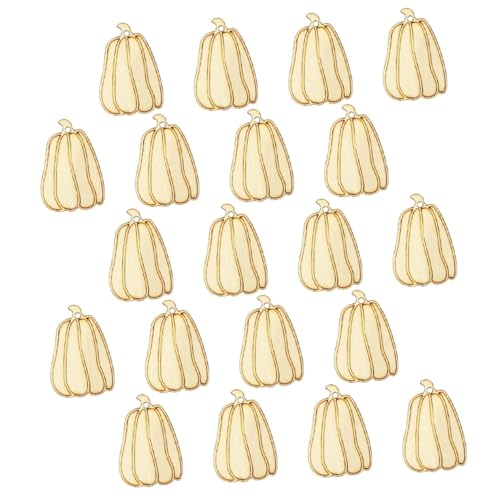 FONDOTIN Halloween Holz Dekoration Teiliges Geschnitzte Kürbisformen mit Naturhanfseil Langlebige DIY Holzspäne für Herbst und Halloween Basteln Sichere Holzmaterialien für von FONDOTIN