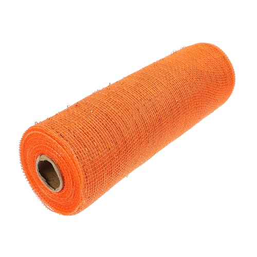 FONDOTIN Halloween Mesh Band Orange Polyester Dekoratives Bastelband für Geschenkverpackung DIY Kränze Party Deko Zubehör FONDOTIN Halloween Mesh Band Orange Polyester Dekoratives Bastelband für Geschenkverpackung DIY Kränze Party Deko Zubehör von FONDOTIN