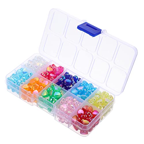 FONDOTIN Herzförmige Acryl Perlen für DIY Armbänder Transparente Perlen für Bastelarbeiten Einzigartige Charms für und Schmuckgestaltung von FONDOTIN