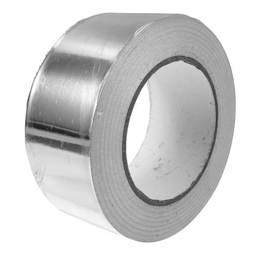 FONDOTIN Hitzebeständiges Aluminiumfolie Klebeband Breit Lang mit Leitfähigem Kleber für Elektrische Reparaturen Wärmeisolierung Rohrdämmung Langlebig von FONDOTIN