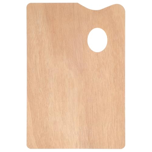 FONDOTIN Holz Malpalette mit Daumenloch Professionelle Ölgemälde Palette für Acryl und Ölmalerei Langlebig und Vintage Design für Künstler FONDOTIN Holz Malpalette mit Daumenloch Professionelle Ölgemälde Palette für Acryl und Ölmalerei Langlebig und Vintage Design für Künstler von FONDOTIN