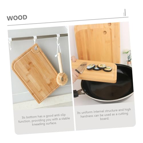 FONDOTIN Holz Schneidebrett mit Rutschfester Unterseite Stabiles Küchenbrett aus Massivem Holz Vielseitig für Obst Gemüse Brot als für Picknick Geeignet Kleines Quadratisches Format FONDOTIN Holz Schneidebrett mit Rutschfester Unterseite Stabiles Küchenbrett aus Massivem Holz Vielseitig für Obst Gemüse Brot als für Picknick Geeignet Kleines Quadratisches Format von FONDOTIN