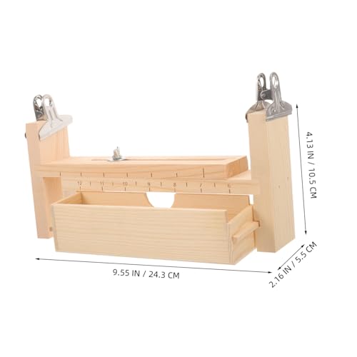 FONDOTIN Holz Webrahmen Bastelset für DIY Armbandherstellung Verstellbares Flechtwerkzeug für Schnur und Nylonfaden Geeignet für Anfänger und Profis Vielseitig für Schmuckherstellung und von FONDOTIN