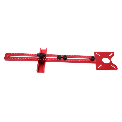 FONDOTIN Holzfräsgerät mit Stabile Fräsnut Halterung mit Basis Vielseitiger Router Edge Guide für Holzarbeiten Geeignet für Schlitze und Kantenfräsen Robustes Fräswerkzeug für Präzise von FONDOTIN