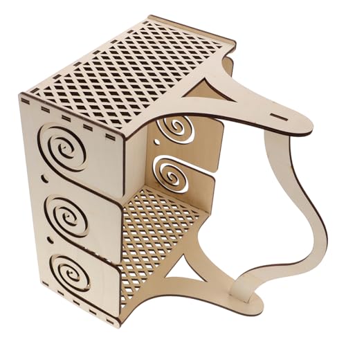 FONDOTIN Holzgarnspender Praktischer Garn Organizer für Verschiedene Garngrößen Handgehaltener Wollhalter Kompakt und Platzsparend zum Verhindern von Verwicklungen und Unordnung FONDOTIN Holzgarnspender Praktischer Garn Organizer für Verschiedene Garngrößen Handgehaltener Wollhalter Kompakt und Platzsparend zum Verhindern von Verwicklungen und Unordnung von FONDOTIN