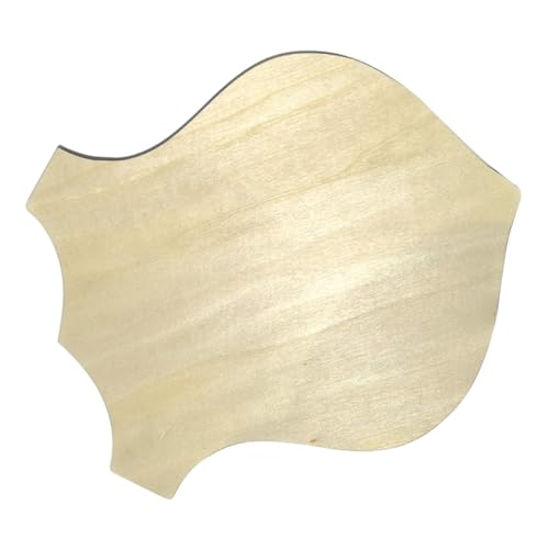 FONDOTIN Holzscheibe zum Basteln Leere Holzplatte für DIY Projekte und Sicherem Holzmaterial für Handarbeiten von FONDOTIN