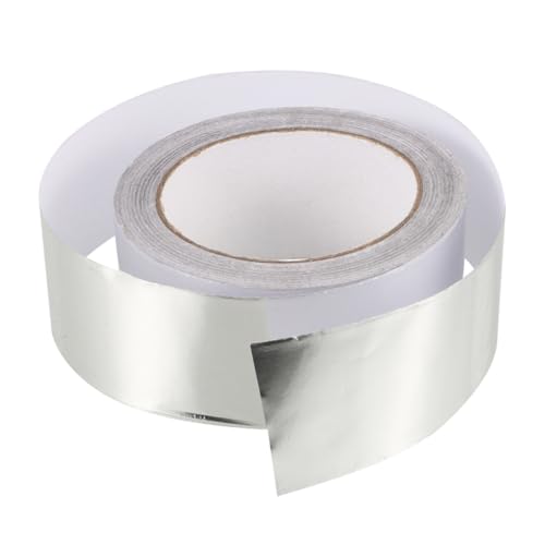 FONDOTIN Isolierendes Aluminiumfolie Klebeband Hitzebeständig Selbstklebend Vielseitig für Rohrabdichtung Reparatur Dämmung und Fußbodenheizung Haushalts und Industrieanwendung von FONDOTIN