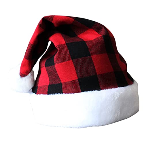 FONDOTIN Karierte Weihnachtsmannmütze Gestreifte Weihnachtsmützen Kappen Geburtstagsparty Dekorationen Hintergrundhüte Für Männer Weihnachtsmütze Karierte Mütze FONDOTIN Karierte Weihnachtsmannmütze Gestreifte Weihnachtsmützen Kappen Geburtstagsparty Dekorationen Hintergrundhüte Für Männer Weihnachtsmütze Karierte Mütze von FONDOTIN