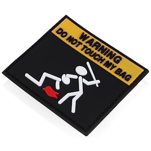 FONDOTIN Kleber Warnung Patch Gestickter Aufnäher für Kleidung Rucksäcke und Kreative DIY Projekte zum Abdecken von Löchern Dekoration von Taschen und Kleidung FONDOTIN Kleber Warnung Patch Gestickter Aufnäher für Kleidung Rucksäcke und Kreative DIY Projekte zum Abdecken von Löchern Dekoration von Taschen und Kleidung von FONDOTIN