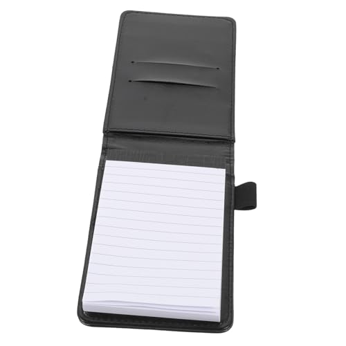 FONDOTIN Kleines Leichtes Notizbuch mit Hochwertigem Tragbares Softcover Memo Pad für Büro Schule Alltag für Tagebuch To Do Listen und Kreative Notizen Schwarz von FONDOTIN