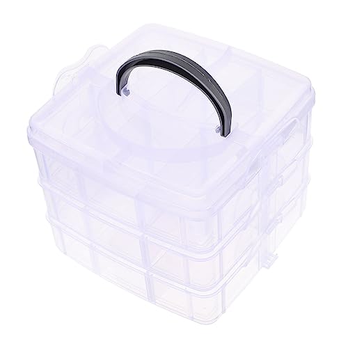 FONDOTIN Lagige Transparente Aufbewahrungsbox für Washi Tape DIY Bastelmaterial Organizer Aufbewahrungsbehälter mit Separaten Fächern Stapelbar Praktisches Sortierkasten für Zuhause und FONDOTIN Lagige Transparente Aufbewahrungsbox für Washi Tape DIY Bastelmaterial Organizer Aufbewahrungsbehälter mit Separaten Fächern Stapelbar Praktisches Sortierkasten für Zuhause und von FONDOTIN