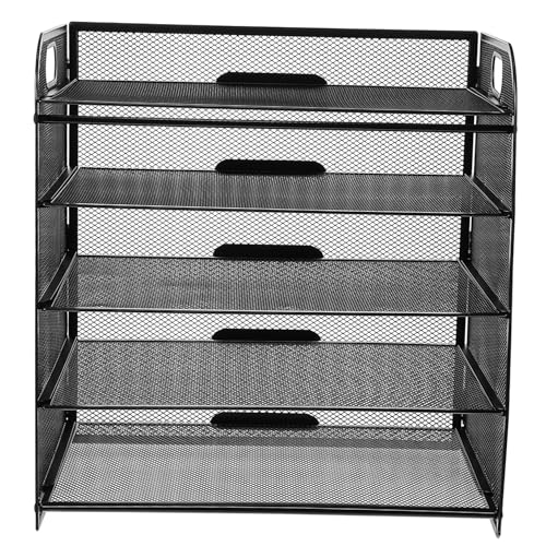FONDOTIN Lagiger Schreibtisch organizer aus Robustem mit Griffen Stapelbare Briefablage für Büro und Zuhause Multifunktionaler Papier Dokumentensortierer für Effiziente FONDOTIN Lagiger Schreibtisch organizer aus Robustem mit Griffen Stapelbare Briefablage für Büro und Zuhause Multifunktionaler Papier Dokumentensortierer für Effiziente von FONDOTIN