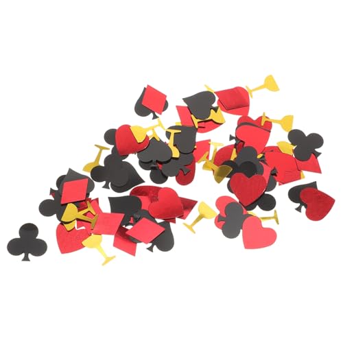 FONDOTIN Las Vegas Poker Konfetti Tischdeko Spielkarten Streudeko für Party Deko DIY Geschenkverpackung Geeignet FONDOTIN Las Vegas Poker Konfetti Tischdeko Spielkarten Streudeko für Party Deko DIY Geschenkverpackung Geeignet von FONDOTIN