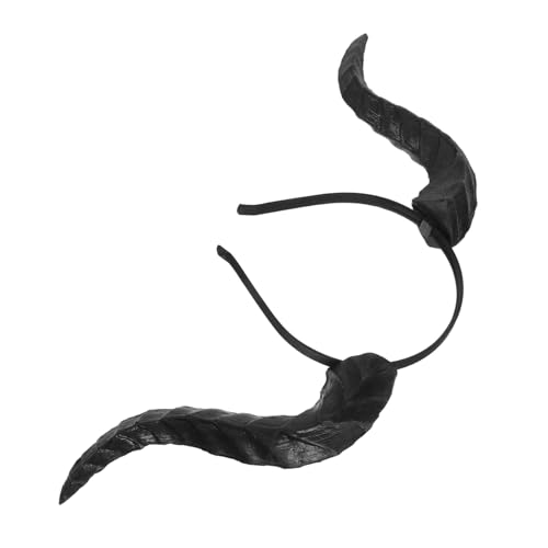 FONDOTIN Leichtes Elastisches Stirnband mit Abnehmbaren Teufelshörnern Verstellbar für Damen und Herren Haarschonend für Halloween Tag der Toten Karneval Cosplay und Festivalveranstaltungen von FONDOTIN