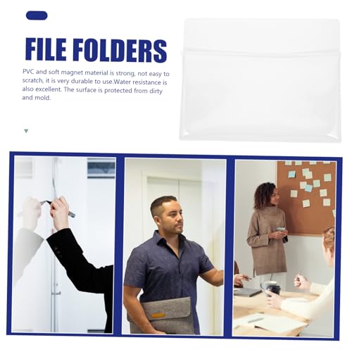 FONDOTIN Magnetische Transparente Datei Stifthalterung Weiß Multifunktionaler Magnet Organizer für Kühlschrank Whiteboard Büro und Zuhause Sicherer Halt ohne Verrutschen FONDOTIN Magnetische Transparente Datei Stifthalterung Weiß Multifunktionaler Magnet Organizer für Kühlschrank Whiteboard Büro und Zuhause Sicherer Halt ohne Verrutschen von FONDOTIN