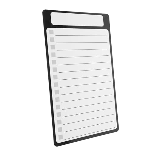 FONDOTIN Magnetischer Notizblock Klein Magnetisch Haftend für Kühlschrank Whiteboard mit Pet zum Notieren von Einkaufslisten To Do Listen und Täglichen Erinnerungen für Büro und Zuhause von FONDOTIN