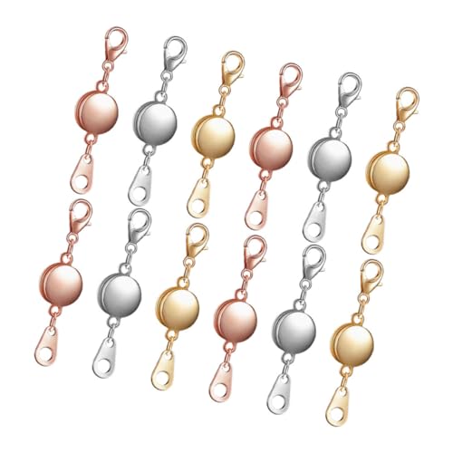 FONDOTIN Magnetverschluss Schmuckverschluss Teiliges Kleine Runde Magnetische Verschlüsse für DIY Armbänder und Halsketten Praktisch und Einfach zu Befestigen für Schmuckherstellung FONDOTIN Magnetverschluss Schmuckverschluss Teiliges Kleine Runde Magnetische Verschlüsse für DIY Armbänder und Halsketten Praktisch und Einfach zu Befestigen für Schmuckherstellung von FONDOTIN