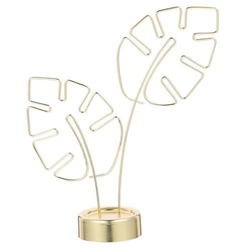 FONDOTIN Metall Kartenhalter Monstera Form Memo Clip Fotohalter für Zuhause Desktop Notizenhalter Stabiles Design Vielseitiger Tischkartenhalter FONDOTIN Metall Kartenhalter Monstera Form Memo Clip Fotohalter für Zuhause Desktop Notizenhalter Stabiles Design Vielseitiger Tischkartenhalter von FONDOTIN