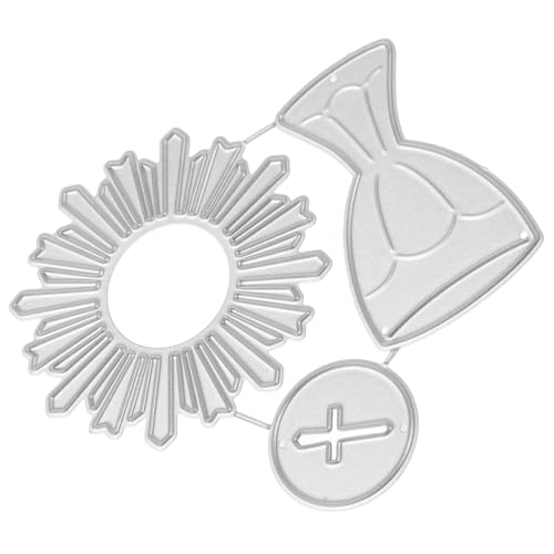 FONDOTIN Metall Stanzformen Carbonstahl Messer Langlebig Wiederverwendbar Präzise Schnittformen für Scrapbooking Kartenherstellung DIY Bastelprojekte Kreative Dekoration von FONDOTIN