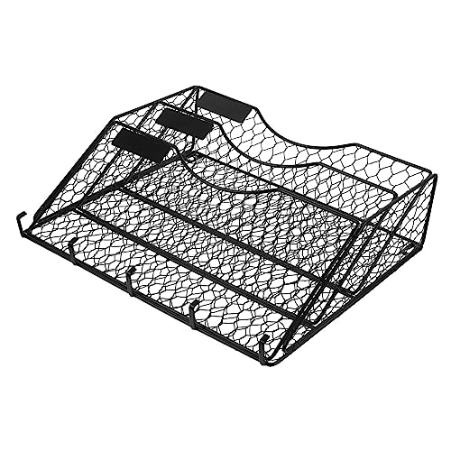 FONDOTIN Metall Wandregal Zeitschriftenhalter Hängend Stöckig Drahtkorb Organizer für Büro und Badezimmer Wandmontierter und Aktenhalter zur Übersichtlichen Dokumentenaufbewahrung FONDOTIN Metall Wandregal Zeitschriftenhalter Hängend Stöckig Drahtkorb Organizer für Büro und Badezimmer Wandmontierter und Aktenhalter zur Übersichtlichen Dokumentenaufbewahrung von FONDOTIN