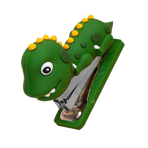 FONDOTIN Mini Dinosaurier Hefter Silikon Niedlich Tragbar Büro Heftgerät und Wiederverwendbar Für Schule und Schreibtisch Dekor von FONDOTIN
