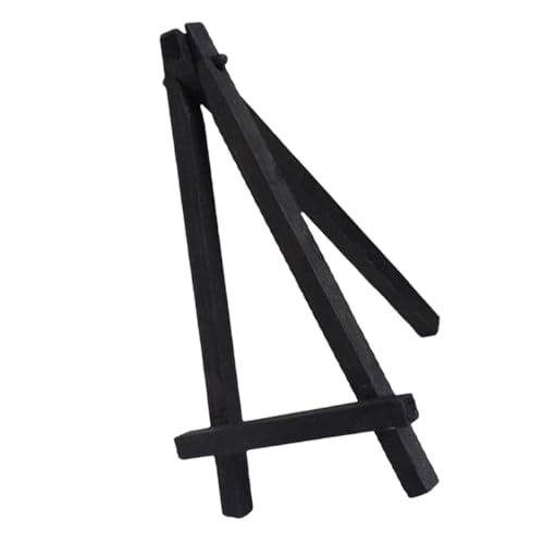 FONDOTIN Mini Holz Staffelei für Multifunktionaler Tisch Staffelei Ständer für Leinwand Handyhalter und Bildpräsentation für Schlafzimmer Wohnzimmer und Ausstellungen Zufällige Farbe von FONDOTIN