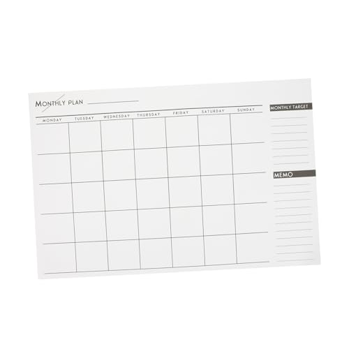 FONDOTIN Monatlicher Terminplaner Notizblock Einfacher Monatskalender für Arbeit und Studium Farbig Stilvoller Schreibtischkalender zur Organisation von Terminen und Aufgaben FONDOTIN Monatlicher Terminplaner Notizblock Einfacher Monatskalender für Arbeit und Studium Farbig Stilvoller Schreibtischkalender zur Organisation von Terminen und Aufgaben von FONDOTIN
