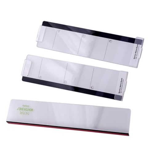 FONDOTIN Monitor Memo Board Teilig Transparent für Computer Bildschirm Seitenpanel Praktische Haftnotizenhalterung für Organisierte Notizen und Telefonablage Einfach zu Kleben und von FONDOTIN