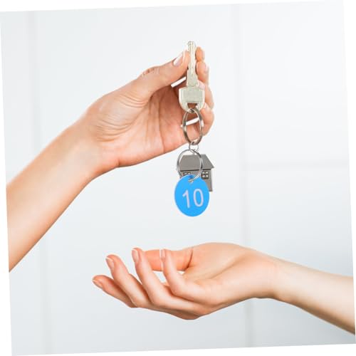 FONDOTIN Nummerierte Ventilanhänger Kunststoff Schlüsselanhänger mit Metallring Farbige Sichtbarkeit Vielseitig für Büro Schule und Veranstaltungsorganisation Effizientes Beschriftungs FONDOTIN Nummerierte Ventilanhänger Kunststoff Schlüsselanhänger mit Metallring Farbige Sichtbarkeit Vielseitig für Büro Schule und Veranstaltungsorganisation Effizientes Beschriftungs von FONDOTIN