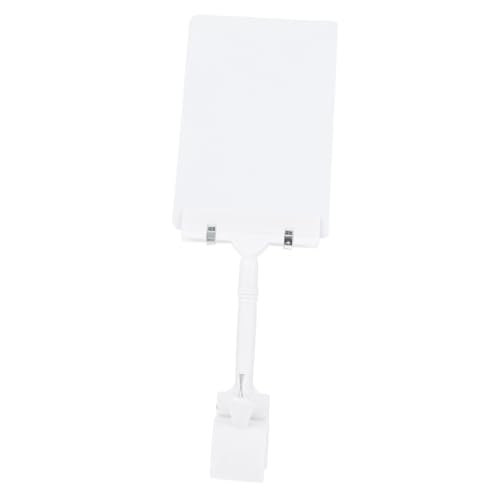 FONDOTIN PVC Wasserdichte Preisschildhalter mit Clip Löschbare Preisschilder für Supermarkt Obstladen Flexibel Langlebig für Regal Werbeschilder FONDOTIN PVC Wasserdichte Preisschildhalter mit Clip Löschbare Preisschilder für Supermarkt Obstladen Flexibel Langlebig für Regal Werbeschilder von FONDOTIN