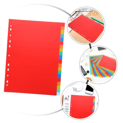 FONDOTIN Register Trennblätter aus Langlebigem PP Material Blanko Index Divider für Ringordner und Schnellhefter zur Flexiblen Organisation im Büro und Studium FONDOTIN Register Trennblätter aus Langlebigem PP Material Blanko Index Divider für Ringordner und Schnellhefter zur Flexiblen Organisation im Büro und Studium von FONDOTIN