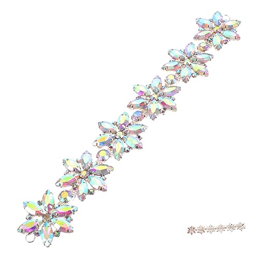 FONDOTIN Rhinestone Blüten Applikation für Brautkleider DIY Kleidung Patch Dekorative Kette für Hochzeitsgürtel Schuhe Taschen Teilige Ab Farbblume FONDOTIN Rhinestone Blüten Applikation für Brautkleider DIY Kleidung Patch Dekorative Kette für Hochzeitsgürtel Schuhe Taschen Teilige Ab Farbblume von FONDOTIN
