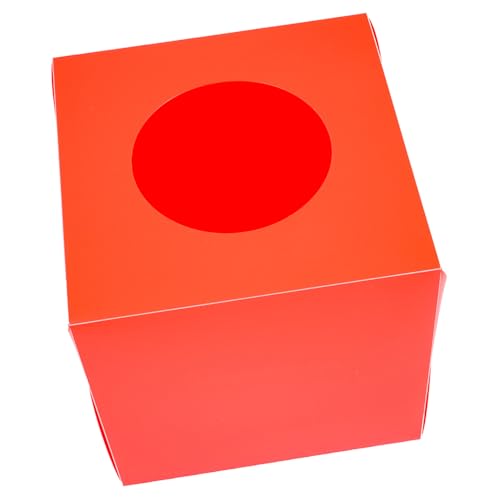 FONDOTIN Rote Kunststoff Losbox mit Rundem Einwurfschlitz Multifunktionale Wahlurne für Spenden Verlosungen Partys und Abstimmungen Vielseitige Sammelbox für Tickets Geld und Lose FONDOTIN Rote Kunststoff Losbox mit Rundem Einwurfschlitz Multifunktionale Wahlurne für Spenden Verlosungen Partys und Abstimmungen Vielseitige Sammelbox für Tickets Geld und Lose von FONDOTIN