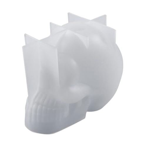 FONDOTIN Schädelförmige Silikonform für DIY Halloween Schädel Gießform für Bastelprojekte Wiederverwendbar Einfach zu Reinigen für Dekorationen FONDOTIN Schädelförmige Silikonform für DIY Halloween Schädel Gießform für Bastelprojekte Wiederverwendbar Einfach zu Reinigen für Dekorationen von FONDOTIN