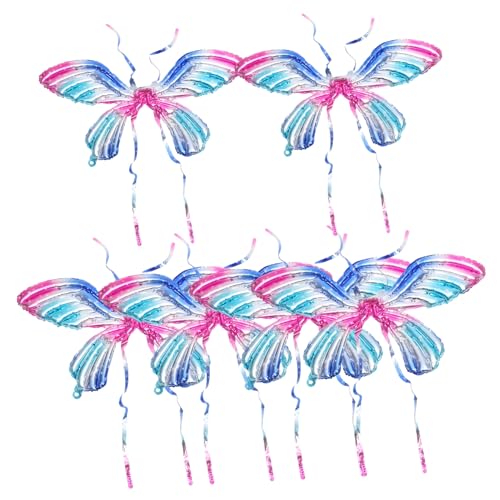 FONDOTIN Schmetterlings Flügel Ballons Teilig Leichte Aluminiumfolie Handgefertigte Partydekoration für Geburtstag Cosplay Indoor Outdoor mit Trageband zum Binden Zufällige von FONDOTIN