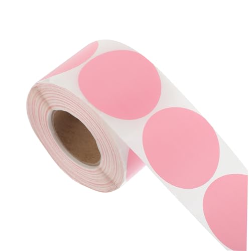 FONDOTIN Selbstklebende Etiketten Rund Wasserfest Kratzfest Beschriftbar für Adressetiketten und Expressversand Geeignet Rosa FONDOTIN Selbstklebende Etiketten Rund Wasserfest Kratzfest Beschriftbar für Adressetiketten und Expressversand Geeignet Rosa von FONDOTIN