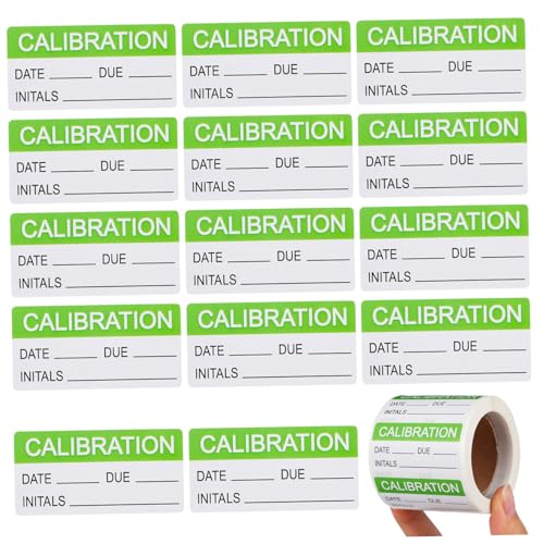 FONDOTIN Selbstklebende Kalibrierungsaufkleber Permanent Haftend Beschreibbar Grün Robust Klare Englische Aufschrift Vielseitig für Qualitätskontrolle und Kennzeichnung Geeignet FONDOTIN Selbstklebende Kalibrierungsaufkleber Permanent Haftend Beschreibbar Grün Robust Klare Englische Aufschrift Vielseitig für Qualitätskontrolle und Kennzeichnung Geeignet von FONDOTIN