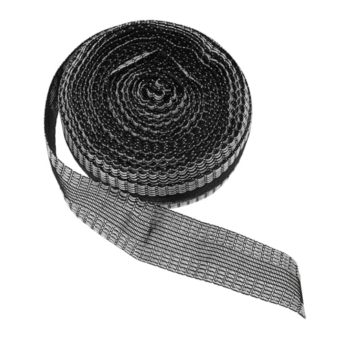 FONDOTIN Selbstklebendes Saumband zum Aufbügeln Strapazierfähiges Verstellbares DIY Klebeband für Hosen Jeans und Stoffe Einfaches Kürzen und Dekoratives Umnähen Schwarz von FONDOTIN