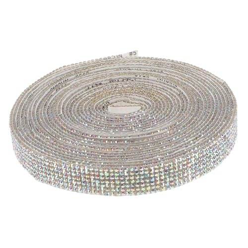 FONDOTIN Selbstklebendes Strassband Breit Roll Selbsthaftender Bastel rhinestone streifen für DIY Schmuck Mode dekoration Stark Haftend Glänzend für Schuhe Taschen Kleidung FONDOTIN Selbstklebendes Strassband Breit Roll Selbsthaftender Bastel rhinestone streifen für DIY Schmuck Mode dekoration Stark Haftend Glänzend für Schuhe Taschen Kleidung von FONDOTIN