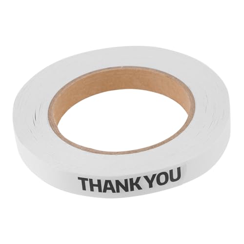 FONDOTIN Selbstklebendes Verpackungsband aus Papier für Kleine Unternehmen Dankeschön Klebeband zum Versiegeln von Tüten für Bäckerei Partygeschenke und Verpackungen FONDOTIN Selbstklebendes Verpackungsband aus Papier für Kleine Unternehmen Dankeschön Klebeband zum Versiegeln von Tüten für Bäckerei Partygeschenke und Verpackungen von FONDOTIN