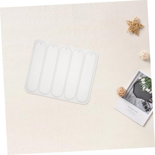 FONDOTIN Silikon Lesezeichen Gießform Flexibel DIY Epoxidharz Form für Kristallklare Buchzeichen Herstellung mit Ovaler Form für Bastelprojekte und Geschenkideen FONDOTIN Silikon Lesezeichen Gießform Flexibel DIY Epoxidharz Form für Kristallklare Buchzeichen Herstellung mit Ovaler Form für Bastelprojekte und Geschenkideen von FONDOTIN