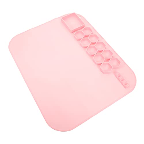 FONDOTIN Silikon Malmatte mit Pigmentbechern und Stifthalter rutschfeste Abwaschbare Malunterlage für DIY Kunst Basteln Langlebige Flexible Silikonmatte für Malen und Resin Gießen FONDOTIN Silikon Malmatte mit Pigmentbechern und Stifthalter rutschfeste Abwaschbare Malunterlage für DIY Kunst Basteln Langlebige Flexible Silikonmatte für Malen und Resin Gießen von FONDOTIN