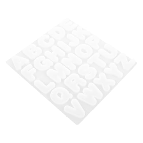 FONDOTIN Silikonform Buchstaben Alphabet Teilig Schlüsselanhänger Anhänger Formen für DIY Schmuckherstellung Non Stick Langlebig Transparent Weiß Leicht zu Reinigen und Aufzubewahren FONDOTIN Silikonform Buchstaben Alphabet Teilig Schlüsselanhänger Anhänger Formen für DIY Schmuckherstellung Non Stick Langlebig Transparent Weiß Leicht zu Reinigen und Aufzubewahren von FONDOTIN